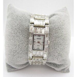 Women Kessaris Tank Style Quartz WR Analog 19mm Round Watch (H474) "New Battery"